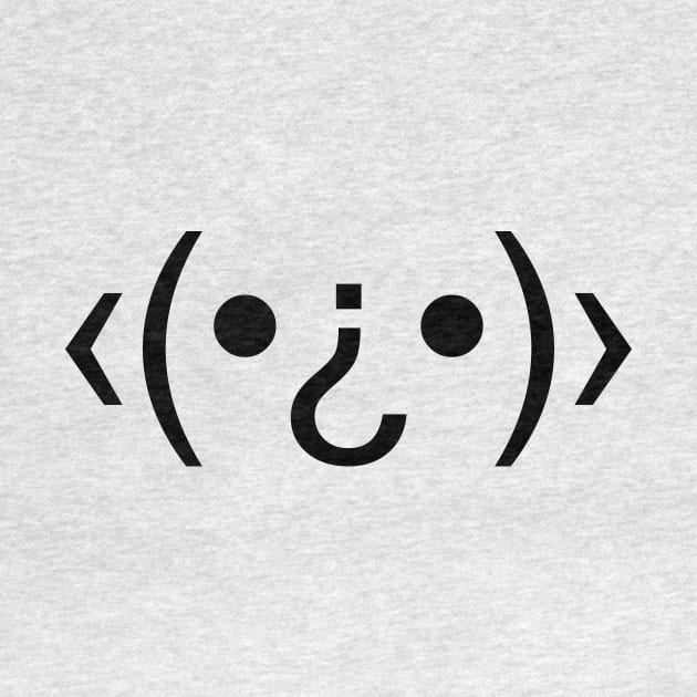 Text Emoticon Face (Black) by MatchbookGraphics